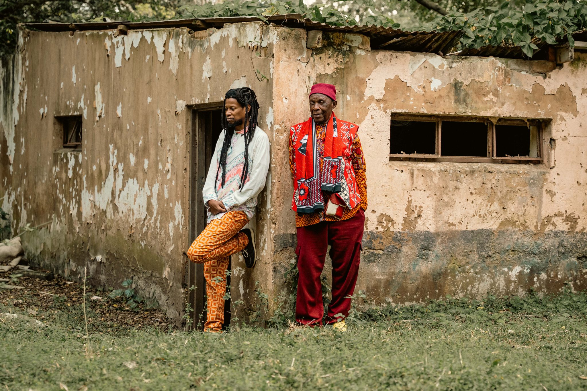 Madala Kunene and Sibusile Xaba